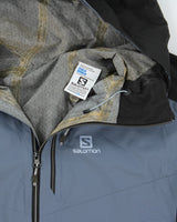 Vintage Salomon Cold Blue Lightweight AdvancedSkin Dry Soft Shell Windproof Jacket - XL