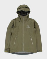 Arc'teryx Khaki Beta LT Gore-Tex Lightweight Mountaineering Jacket - L