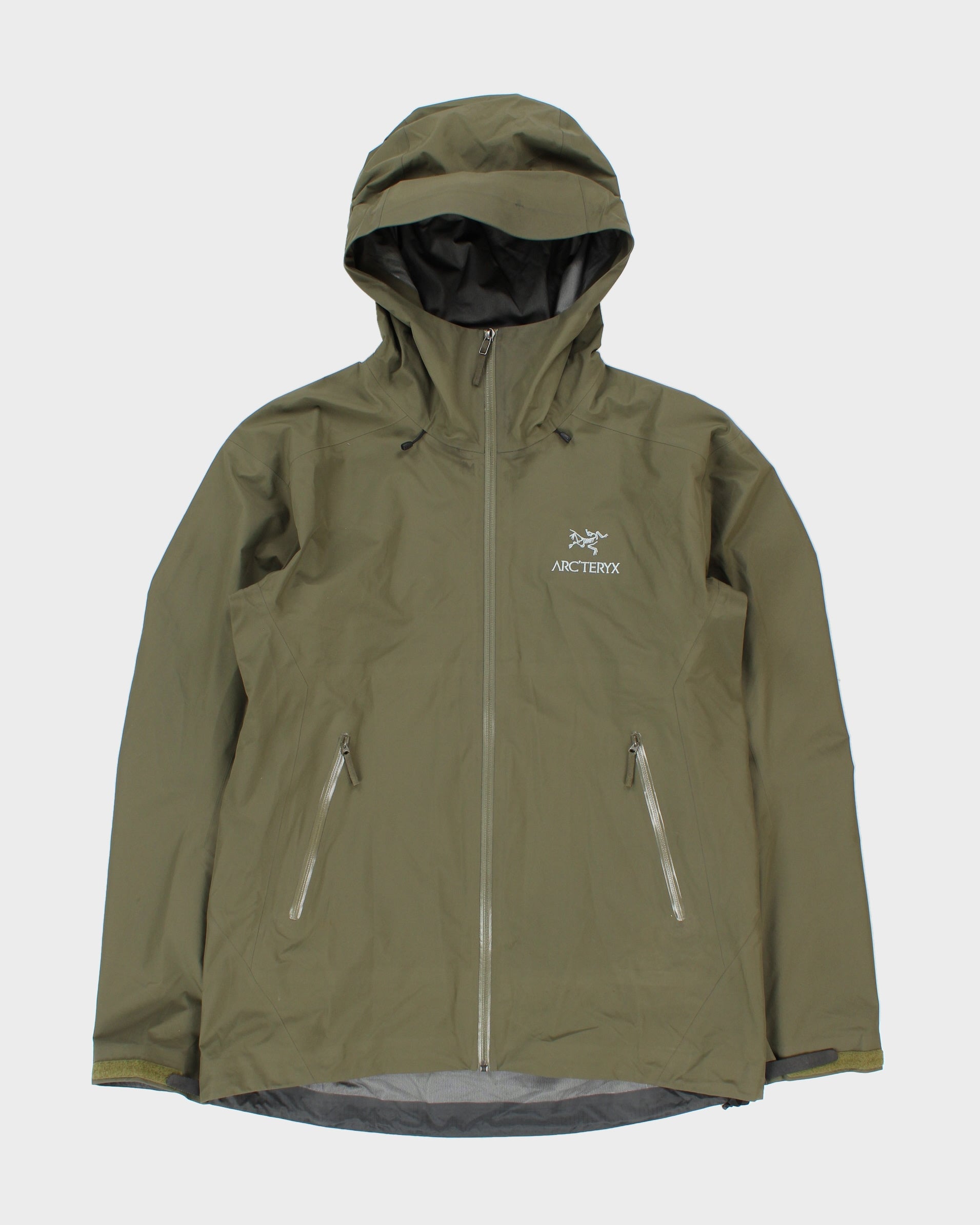 Arc'teryx Khaki Beta LT Gore-Tex Lightweight Mountaineering Jacket - L