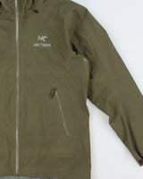 Arc'teryx Khaki Beta LT Gore-Tex Lightweight Mountaineering Jacket - L