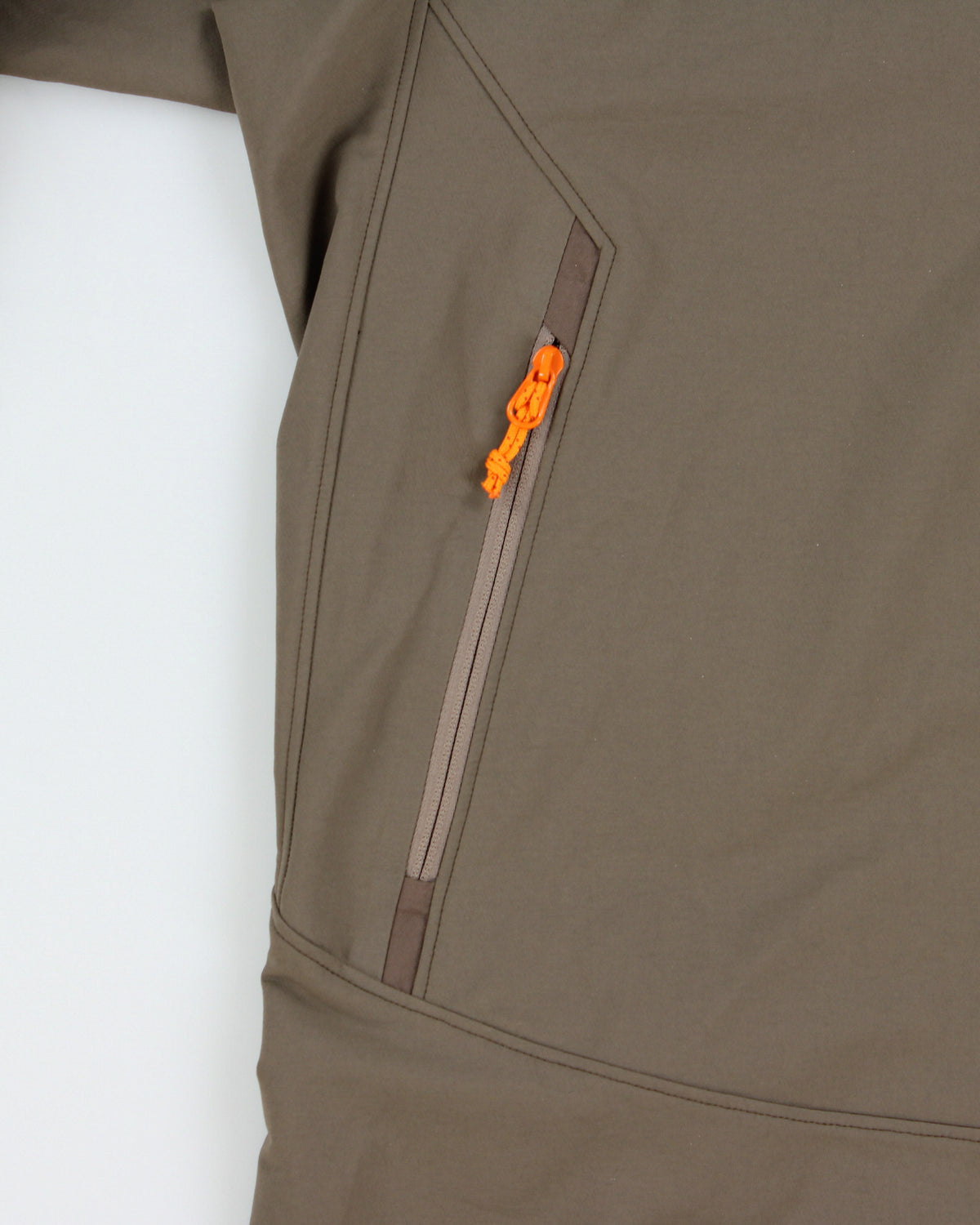 Arc'teryx Khaki Gamma LT Hoody Soft Shell Mountaineering Jacket - L