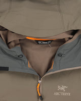 Arc'teryx Khaki Gamma LT Hoody Soft Shell Mountaineering Jacket - L