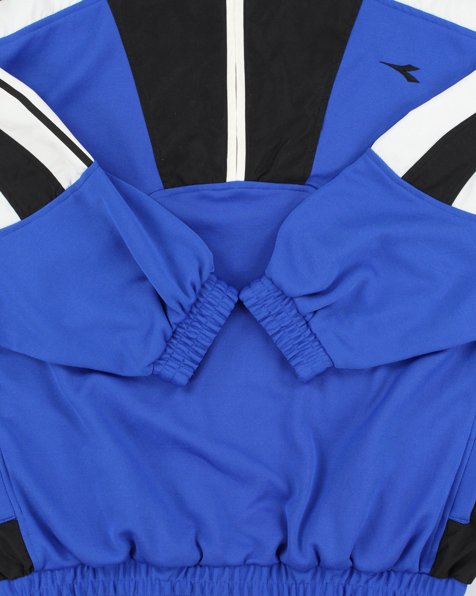 Vintage 1990s Diadora Soft Shell Funnel Neck Pullover Track Jacket - L