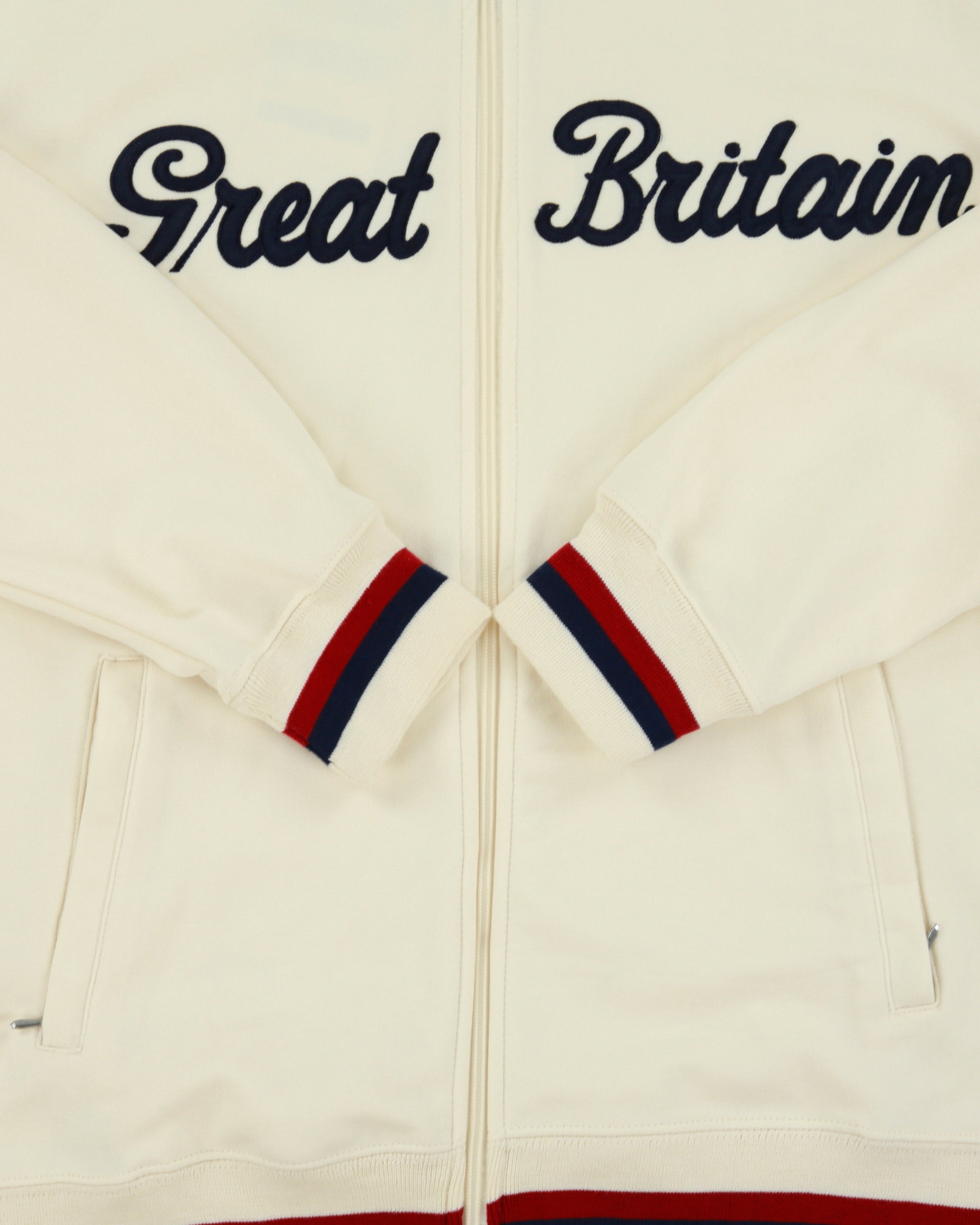 Vintage Y2K Roots Team Great Britain 2004 Athens Olympics Funnel Neck Track Jacket - S