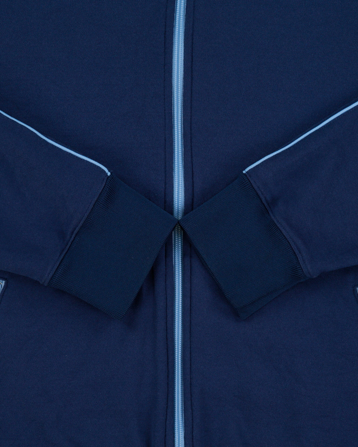 Vintage Y2K 00s GAP Navy Taped Funnel Neck Track Jacket - M