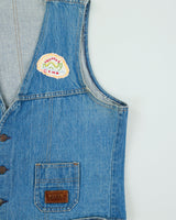 Vintage 1986 Levi's Med Wash Made In Canada Denim Waistcoat - L