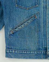 Vintage 1970s Wrangler 126MJ Stone Wash Made In Canada Denim Trucker Jacket - M