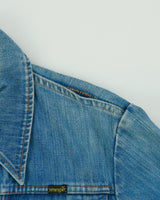 Vintage 1970s Wrangler 126MJ Stone Wash Made In Canada Denim Trucker Jacket - M