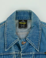 Vintage 1970s Wrangler 126MJ Stone Wash Made In Canada Denim Trucker Jacket - M