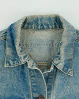 Vintage 1982 Levi's 70505-0217 Orange Tab Made In USA 'Metallica Damage Inc '86' Patch Sleeveless Denim Jacket - M