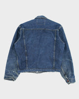 Vintage Pitch Riders Western Riveted Snap Button 124MJ Raw Denim Trucker Jacket - L