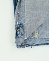 Vintage Pitch Riders Western Riveted Snap Button 124MJ Raw Denim Trucker Jacket - L