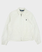 Vintage Y2K 00s Polo Ralph Lauren Bi-Swing Canvas Harrington Jacket - M