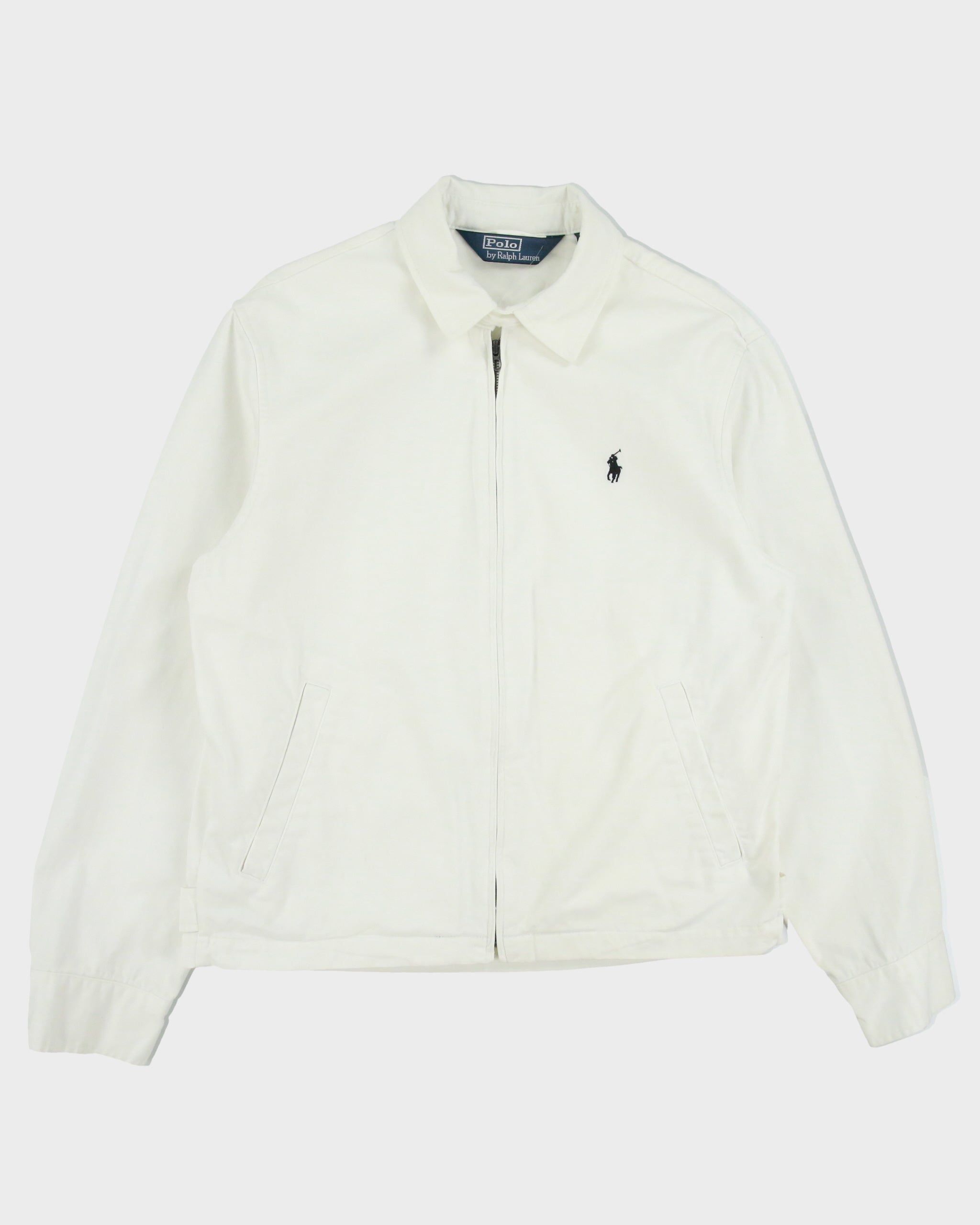 Vintage Y2K 00s Polo Ralph Lauren Bi-Swing Canvas Harrington Jacket - M