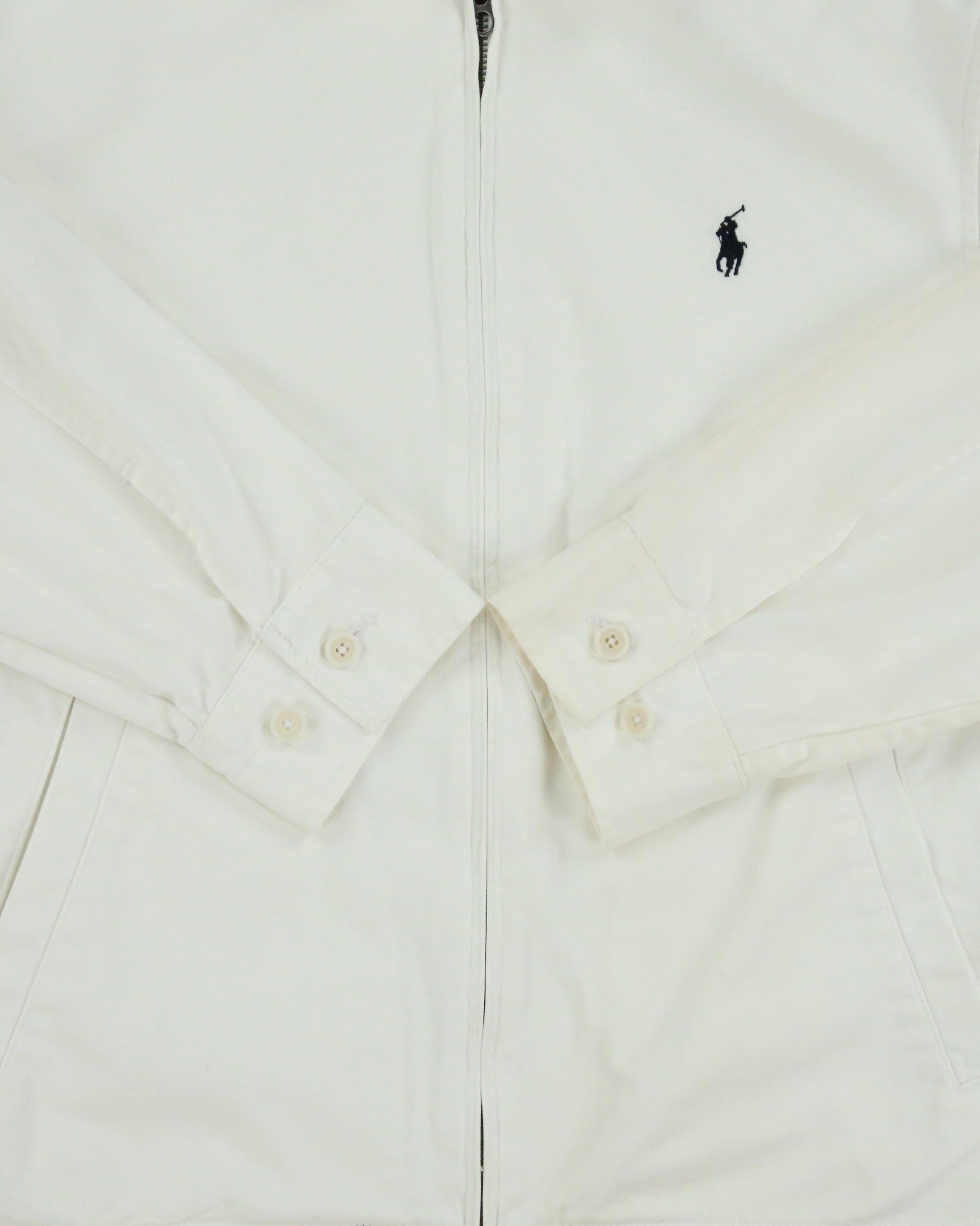 Vintage Y2K 00s Polo Ralph Lauren Bi-Swing Canvas Harrington Jacket - M