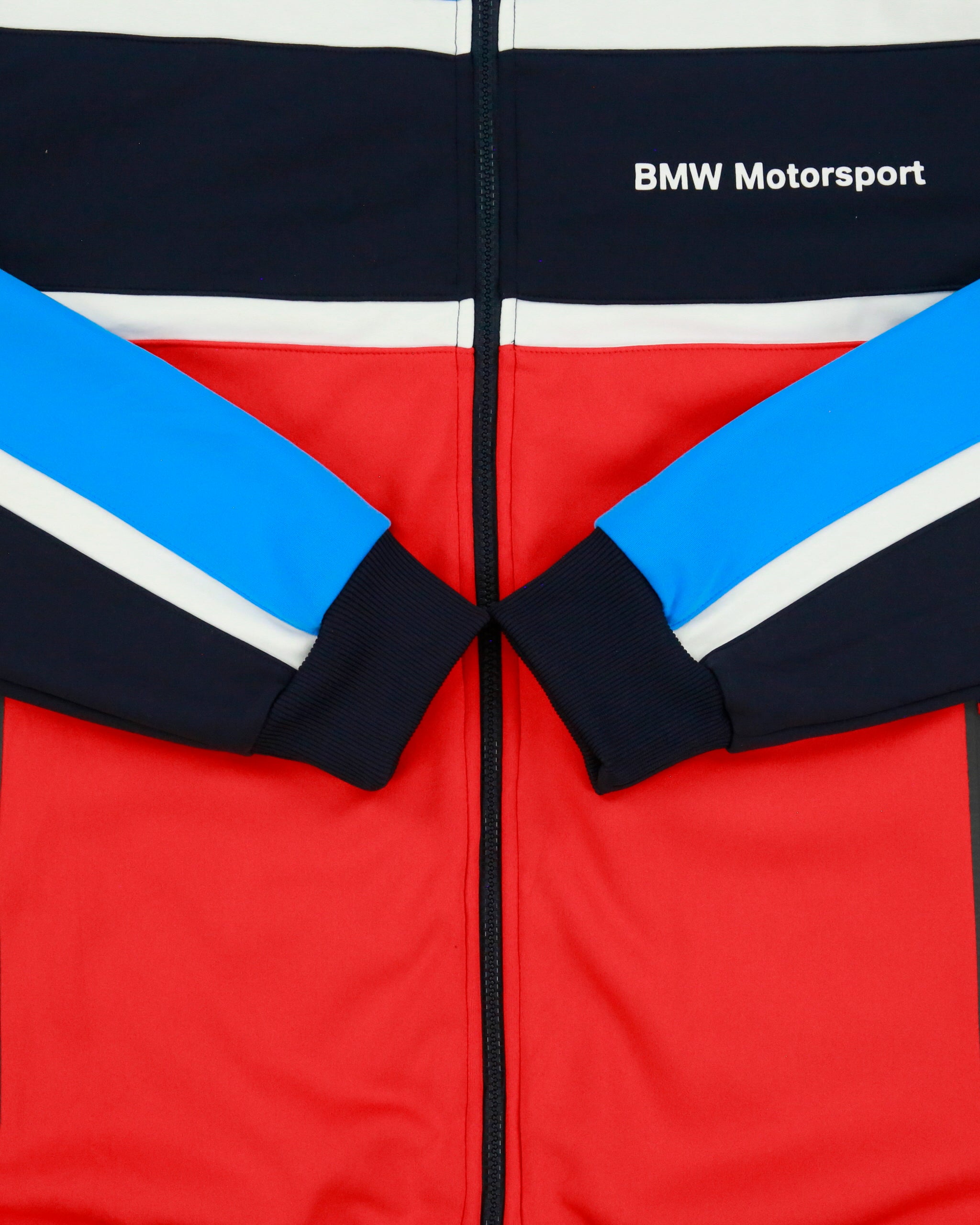 Vintage Puma BMW Motorsport Fleece Lined Soft Shell Track Jacket - XL