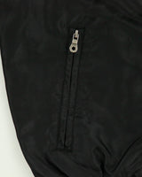 Vintage Y2K 00s Harley Davidson Skull Embroidered Satin Bomber Biker Jacket - XL
