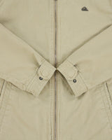 Vintage Y2K 00s Quiksilver Khaki Canvas Buffalo Plaid Lined Harrington Jacket - S