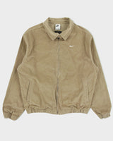 Nike Life Natural Camel Corduroy Harrington Jacket - S