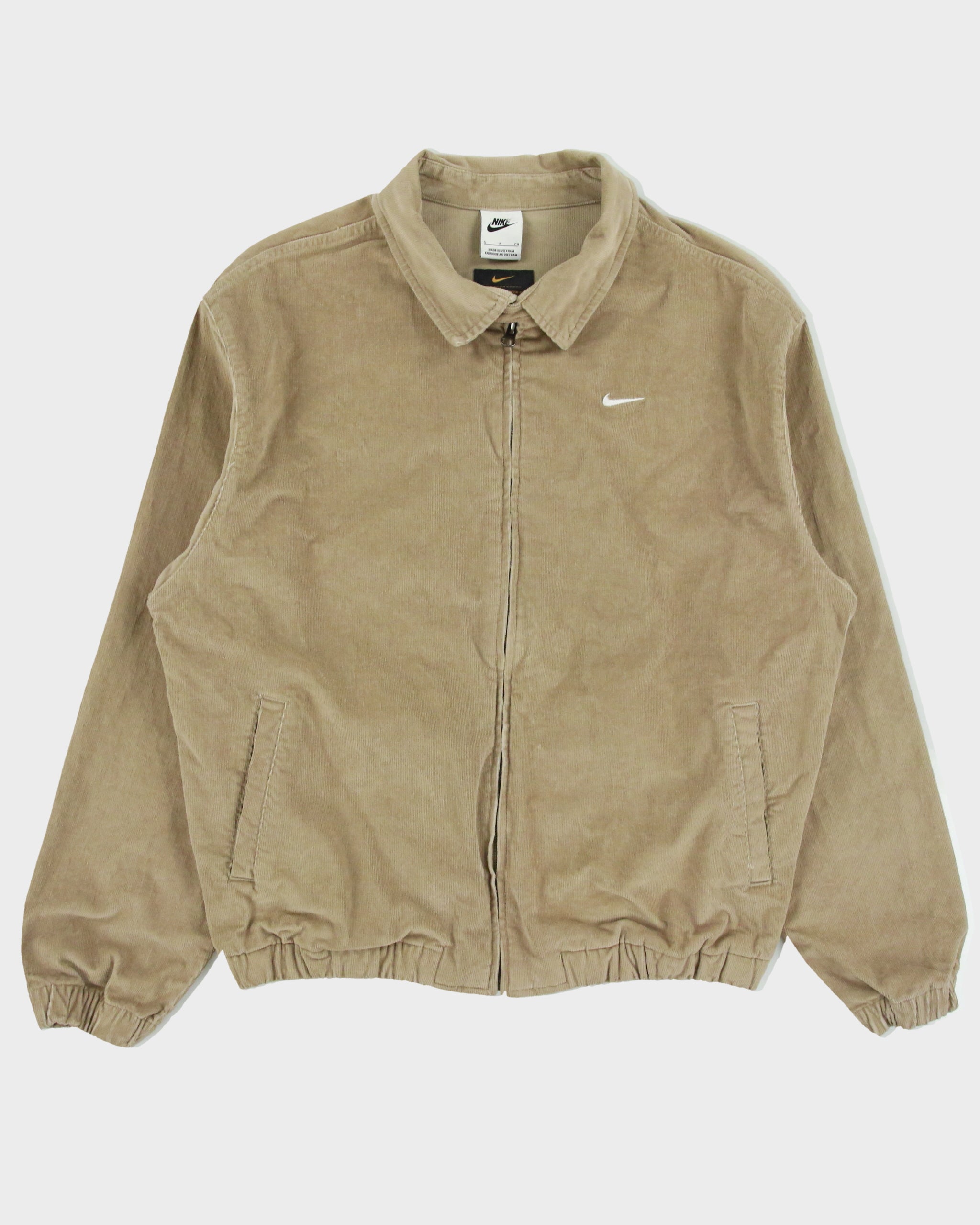 Nike Life Natural Camel Corduroy Harrington Jacket - S