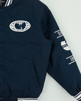 Vintage WU-TANG Forever Twill Canvas Quilt Lined 'All City' Varsity Jacket - L