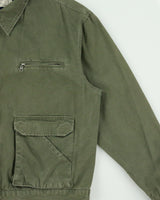 Vintage 1990s RW&amp;CO. Khaki Canvas Utility Harrington Jacket - XL