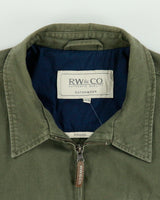 Vintage 1990s RW&amp;CO. Khaki Canvas Utility Harrington Jacket - XL
