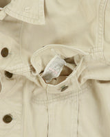 Vintage 1960s Lee Westerner Sanforized 100-J Union Made In USA Desert Khaki Santeen Denim Trucker Jacket - M