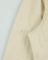 Vintage 1960s Lee Westerner Sanforized 100-J Union Made In USA Desert Khaki Santeen Denim Trucker Jacket - M