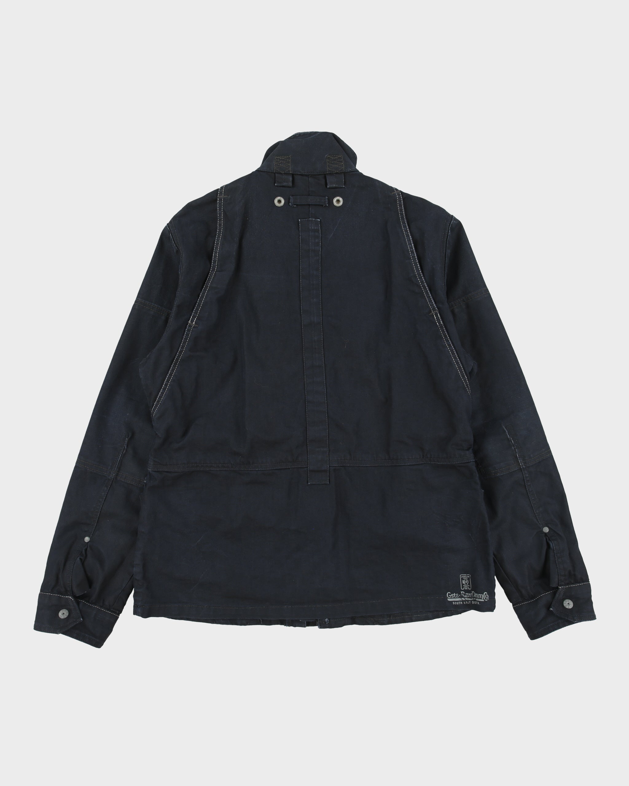 Vintage G-Star Raw Denim Navy Canvas Utility Jacket - L