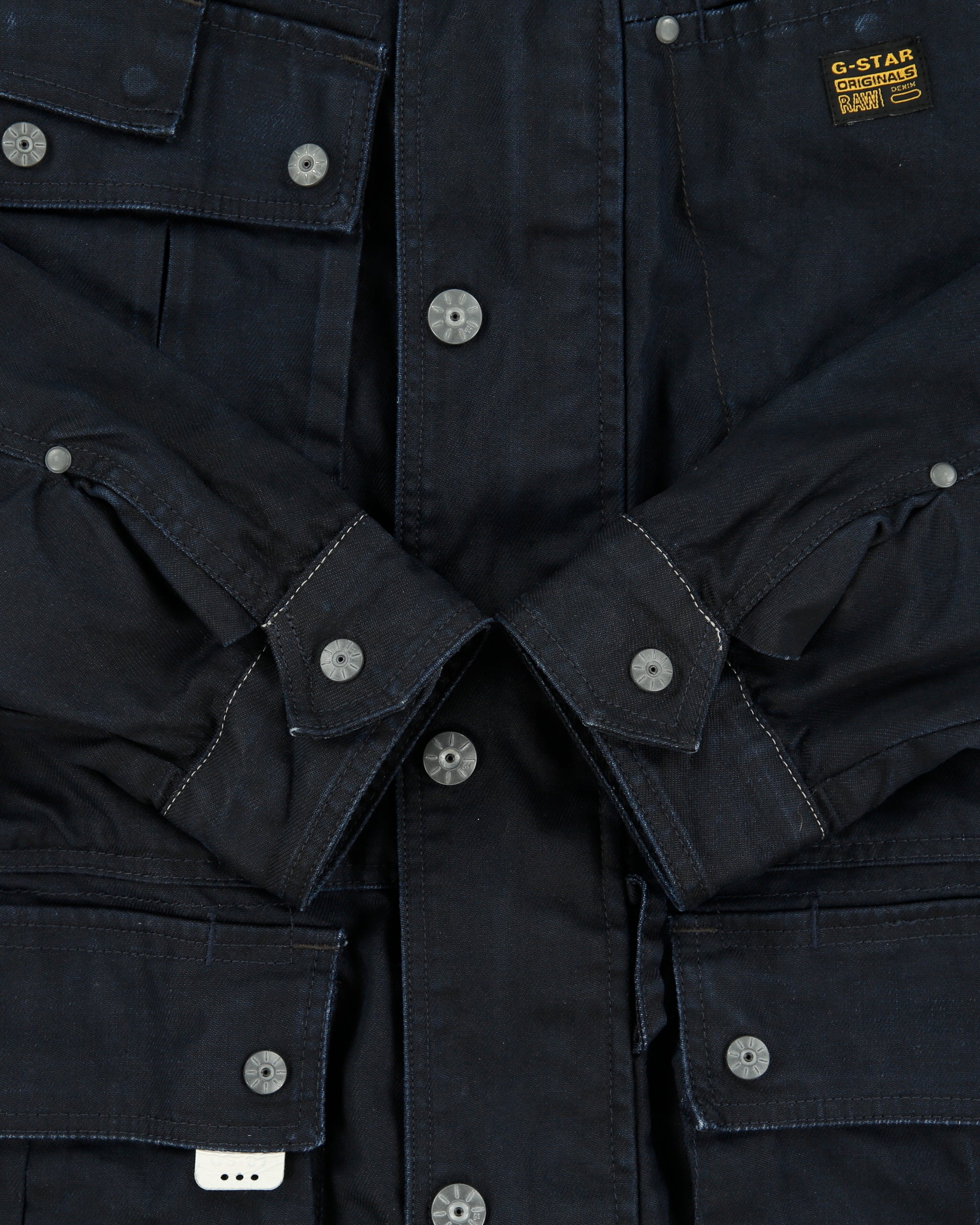 Vintage G-Star Raw Denim Navy Canvas Utility Jacket - L