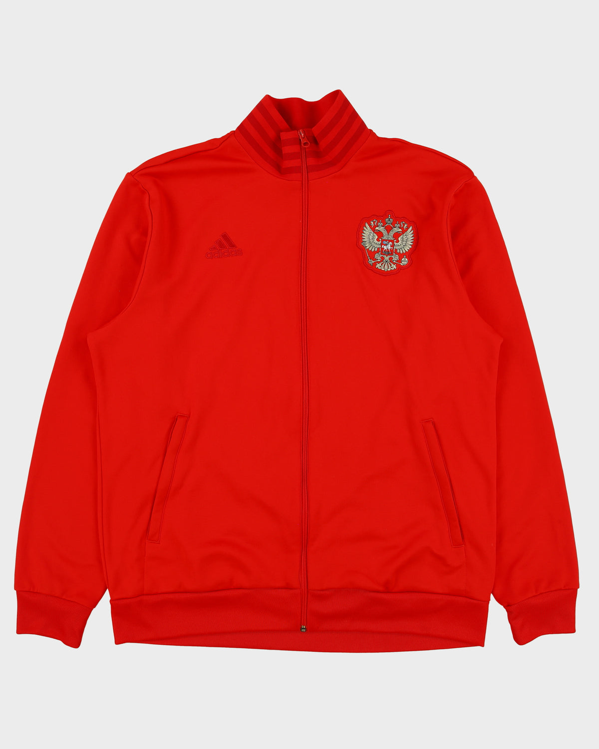 2020-21 Adidas Russia National Football Funnel Neck Track Jacket - XL