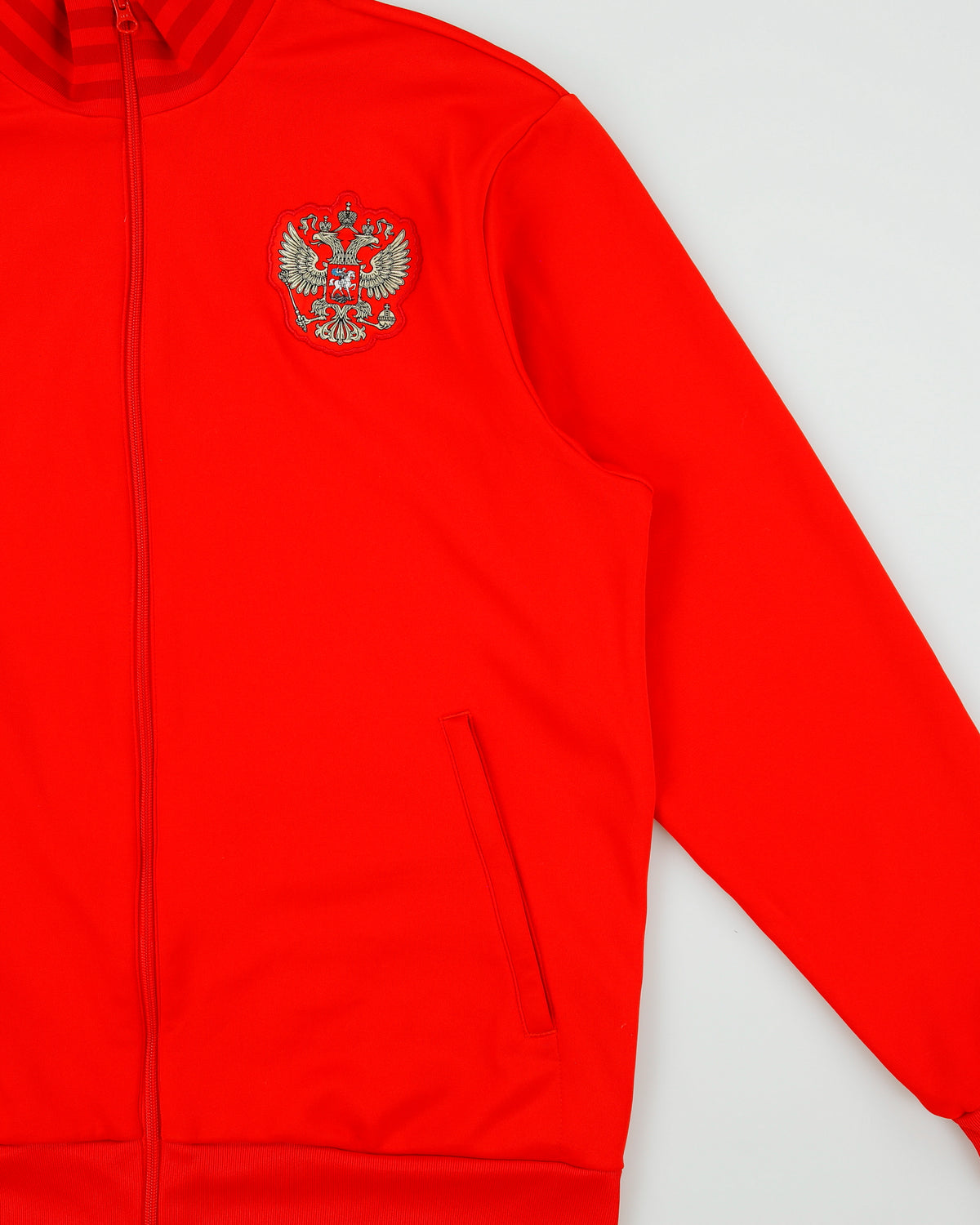 2020-21 Adidas Russia National Football Funnel Neck Track Jacket - XL