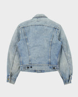Vintage 1960s Lee 101-J Union Made In USA Sanforized Denim Trucker Jacket - XS