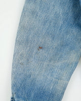 Vintage 1960s Lee 101-J Union Made In USA Sanforized Denim Trucker Jacket - XS