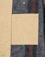 Vintage 1990s Carhartt C02 Saddle Blanket Lined Sandstone Duck Canvas Union Made In USA Chore Jacket - L