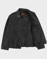 Vintage Y2K 00s Danier Contrast Stitch Leather Moto Jacket - XXL