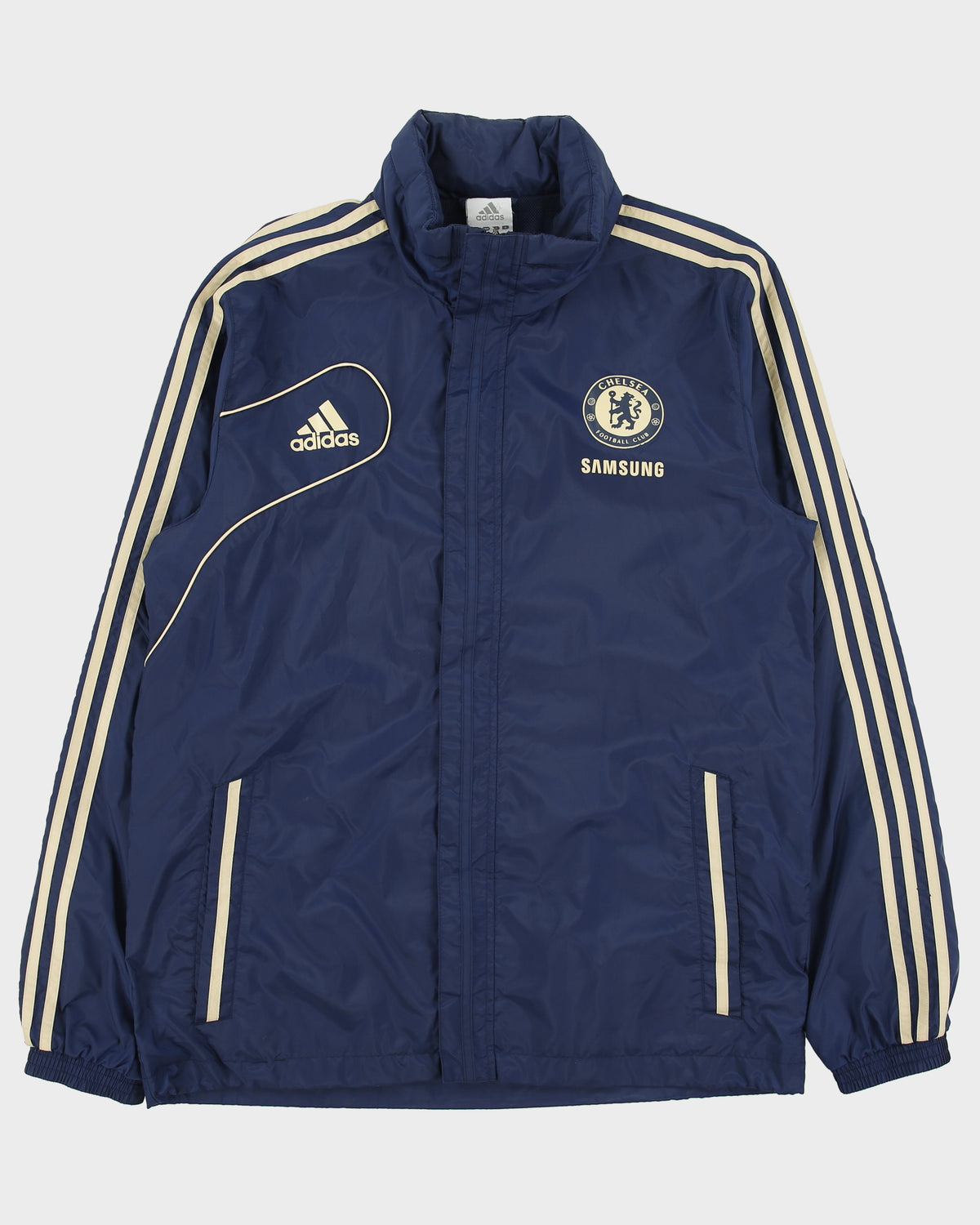 Vintage 2012-13 Adidas Chelsea FC Shell Football Training Windbreaker Jacket - L