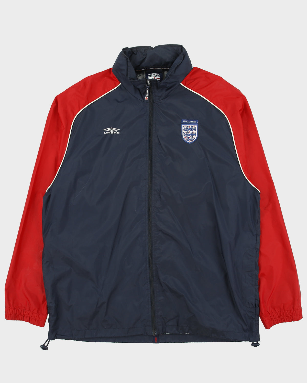 Vintage 2002-03 Umbro England National Football Shell Training Windbreaker Jacket - L
