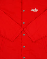 Vintage Y2K 00s Replay Blue Jeans Embroidered Shell Canvas Coach Jacket - S