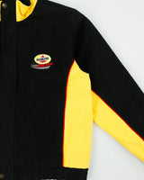 Vintage 1990s Pennzoil Racing Canvas Embroidered Pit Lane Motorsport Bomber Jacket - XL