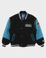 Vintage 1994 Starter San Jose Sharks NHL Wool Blend Patch Embroidered Varsity Letterman Jacket - M