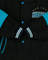 Vintage 1994 Starter San Jose Sharks NHL Wool Blend Patch Embroidered Varsity Letterman Jacket - M