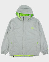 Vintage The North Face Pale Grey / Volt Green Waterproof Hyvent Jacket - L