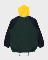 Vintage 1990s Nautica Colourblock Woven Shell Waterproof Windbreaker Sailing Jacket - M