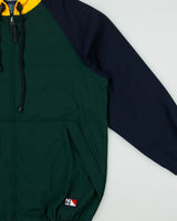 Vintage 1990s Nautica Colourblock Woven Shell Waterproof Windbreaker Sailing Jacket - M
