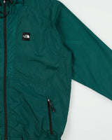 Vintage Y2K 00s The North Face Forest Green Lightweight Shell Packable Waterproof Jacket - XL
