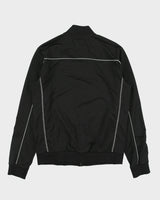 Vintage Guess Contrast Stitch Satin Shell Funnel Neck Track Jacket - M