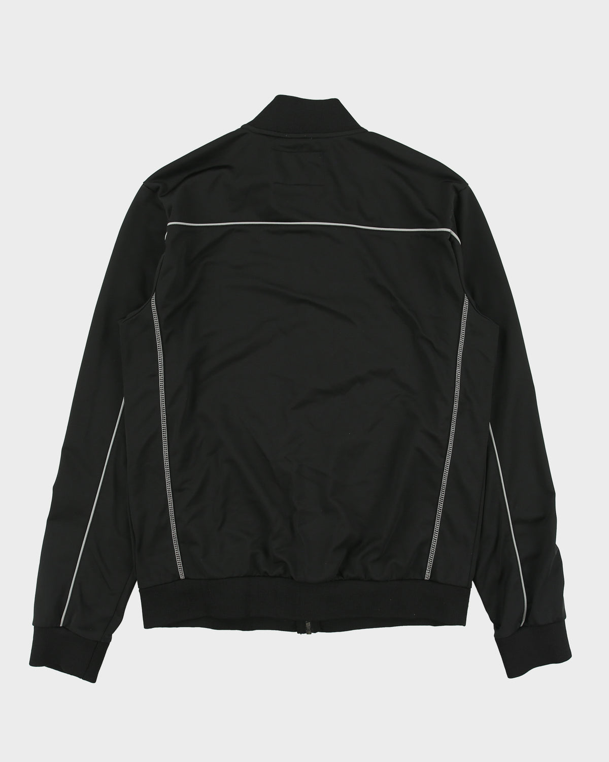 Vintage Guess Contrast Stitch Satin Shell Funnel Neck Track Jacket - M