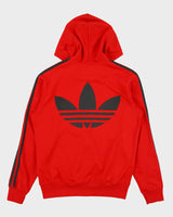 Vintage Adidas Originals Classic Trefoil 3-Stripe Hooded Track Jacket - M